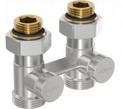 MEXEN - Přímý připojovací ventil G1/2''*3/4'' nikl  (W912-012-01)