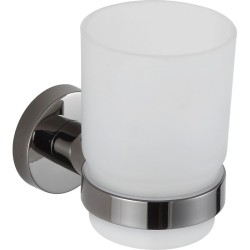 MEXEN - Remo držák se skleničkou, black chrome (7050738-73)