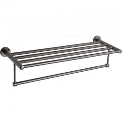 MEXEN - Remo polička na ručník, grafit kartáčovaná (7050720-66)