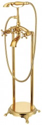 MEXEN - Retro volněstojící vanová baterie zlato (75933-50)