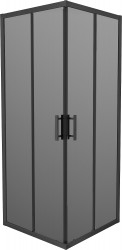 MEXEN - Rio sprchový kout čtverec 70 x 70, grafit, černá  (860-070-070-70-40)