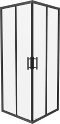 MEXEN - Rio sprchový kout čtverec 70x70, průhledná, černá (860-070-070-70-00)