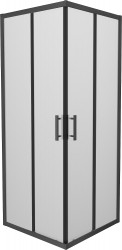 MEXEN - Rio sprchový kout čtverec 90 x 90, dekor, černá  (860-090-090-70-30)