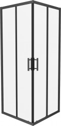 MEXEN - Rio sprchový kout čtverec 90x90, průhledná, černá (860-090-090-70-00)