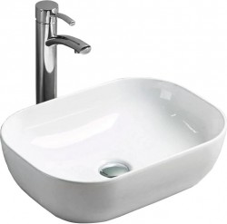 MEXEN - Rita umyvadlo na desku 45x32cm bílá (21084500)