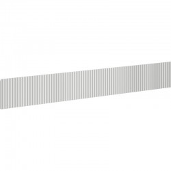 MEXEN - Rivel čelo pro koupelnovou skříňku reliéf 140 x 20, šedý mat (91A20-1400-235-1-62)