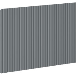 MEXEN - Rivel čelo pro koupelnovou skříňku reliéf 40 x 43,5, grafit mat (91A20-0400-470-1-66)