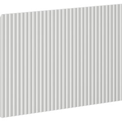 MEXEN - Rivel čelo pro koupelnovou skříňku reliéf 40 x 43,5, šedý mat (91A20-0400-470-1-62)