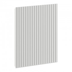 MEXEN - Rivel čelo pro koupelnovou skříňku reliéf 40 x 43,5, šedý mat (91A21-0400-470-1-62)