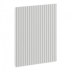 MEXEN - Rivel čelo pro koupelnovou skříňku reliéf 45 x 43,5, šedý mat (91A21-0450-470-1-62)