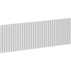 MEXEN - Rivel čelo pro koupelnovou skříňku reliéf 60 x 20, šedý mat (91A20-0600-235-1-62)