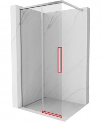 MEXEN - ROX montážní sada pro jedny posuvné dveře, chrom (8C0-03-01)