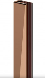 MEXEN - ROX nástěnná lišta 200 cm 1 ks, růžové zlato (8C0-00-60)