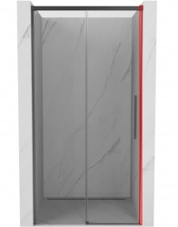 MEXEN - ROX sada pro dveře 1 ks, grafit kartáčovaná (8C0-01-66)