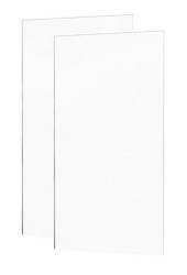 MEXEN - ROX sklo 1D (s+d) 140x150 cm 8mm, trans. (8C9-140-001-00-00)