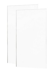 MEXEN - ROX sklo 1D (s+d) 150x150 cm 8mm, trans. (8C9-150-001-00-00)