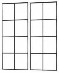 MEXEN - ROX sprchové dveře (s+d) 115x200 cm 8mm, levé (8C2-115-000-00-77-L)