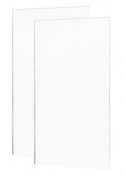 MEXEN - ROX sprchové dveře (s+d) 150x200 cm 8mm, trans. (8C2-150-000-00-00)