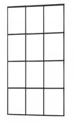 MEXEN - ROX stěna 75x200 cm 8mm, levá (8C1-075-000-00-77-L)