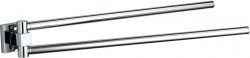 MEXEN - Rufo dvojramenný držák ručníků, otočný, chrom (7050925-00)
