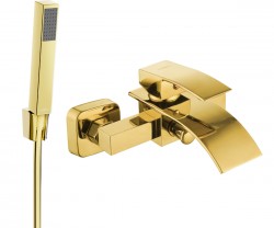 MEXEN/S - Aries R77 vanová baterie s příslušenstvím, zlato (74483R77-50)