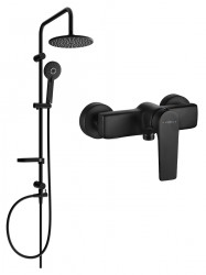 MEXEN/S - Carl sprchový sloup včetně sprchové baterie Lynx, černá (745940240-70)