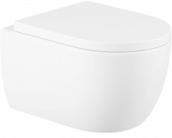 MEXEN/S - Carmen Závěsná WC mísa včetně sedátka, duroplast, bílá (30880200)