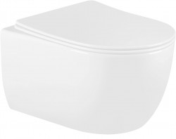 MEXEN/S - Carmen Závěsná WC mísa včetně sedátka s slow-slim, duroplast, bílá (30880400)