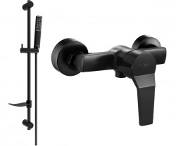 MEXEN/S - Caro DF72 sprchová baterie s příslušenstvím, černá (74664DF72-70)