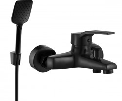 MEXEN/S - Caro R62 vanová baterie se sprchou, černá (74663R62-70)