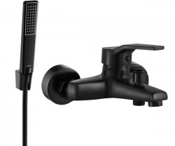 MEXEN/S - Caro R72 vanová baterie se sprchou, černá (74663R72-70)