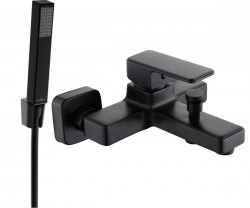 MEXEN/S - Cetus R77 SET vanová baterie se sprchou, černá (74433R77-70)