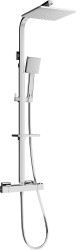 MEXEN/S - CQ45 sprchový sloup s termostatickou baterií chrom (772504595-00)