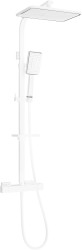 MEXEN/S - CQ54-SPRCHOVÁ SADA S TERMOSTATICKOU BATERIÍ, BÍLÁ /CHROM (772505495-21)