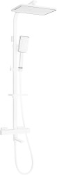 MEXEN/S - CQ54  vanový sloup s termostatickou baterií, bílá / chrom (779105495-21)
