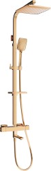 MEXEN/S - CQ62  vanový sloup s termostatickou baterií, růžové zlato (779106295-60)