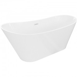 MEXEN/S - Dora volně stojící vana 170 x 75, bílá, sifon a přepad bílá (52071707500-20)