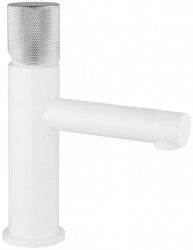 MEXEN/S - Elba One umyvadlová baterie, bílá/chrom (74101-22)