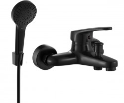 MEXEN/S - Erica R72 SET vanová baterie se sprchou, černá (74643R72-70)