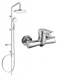 MEXEN/S - Erik sprchová souprava s baterií Kama, chrom (72540205-00)