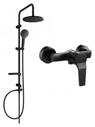 MEXEN/S - Erik sprchový sloup včetně sprchové baterie Caro, černá (746640205-70)