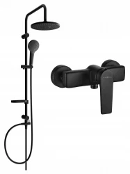 MEXEN/S - Erik sprchový sloup včetně sprchové baterie Lynx, černá (745940205-70)