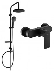 MEXEN/S - Erik sprchový sloup včetně sprchové baterie Royo, černá (72240205-70)
