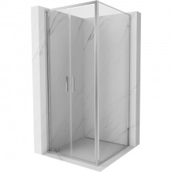 MEXEN/S - Exo sprhcový kout dveře křídlové 70 x 70, transparent, chrom (814-070-070-01-00)