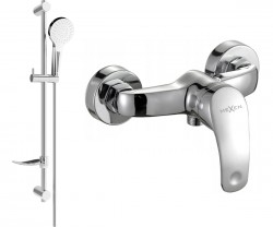 MEXEN/S - Fabia DF05 sprchová baterie s příslušenstvím, chrom (74654DF05-00)