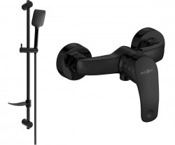 MEXEN/S - Fabia DF62  sprchová baterie s příslušenstvím, černá (74654DF62-70)