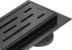 MEXEN/S - Flat 360° M01 podlahový žlab otočný 60, černý (1720060-40)