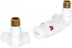 MEXEN/S - G00 termostatická souprava pro radiátor, bílá (W903-900-20)