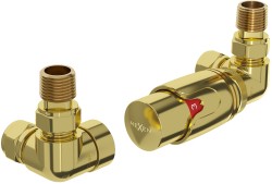 MEXEN/S - G00 termostatická souprava pro radiátor, zlatá (W903-900-50)