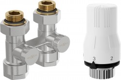 MEXEN/S - G02 středová termostatická souprava pro radiátor DN50, středová 1/2